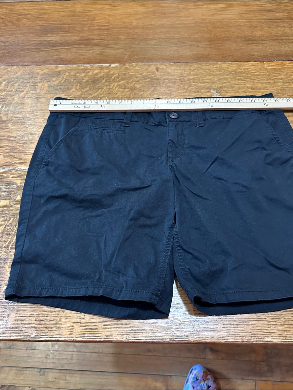 SO Black Women's Chino Shorts sz 15 some stretch - Picture 2 of 7